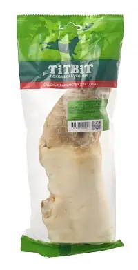 TiTBiT лакомство для собак нога говяжья резаная, мягкая упаковка