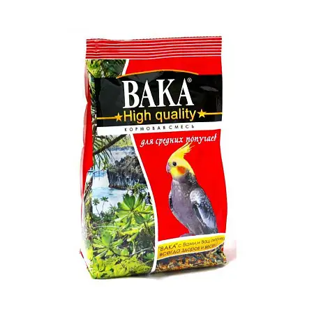 Купить Вака high quality сухой корм для средних попугаев