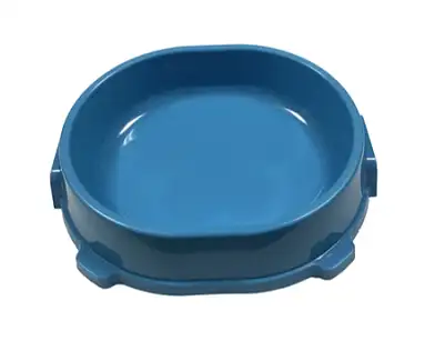 Favorite Миска для кошек и собак нескользящая пластиковая голубая